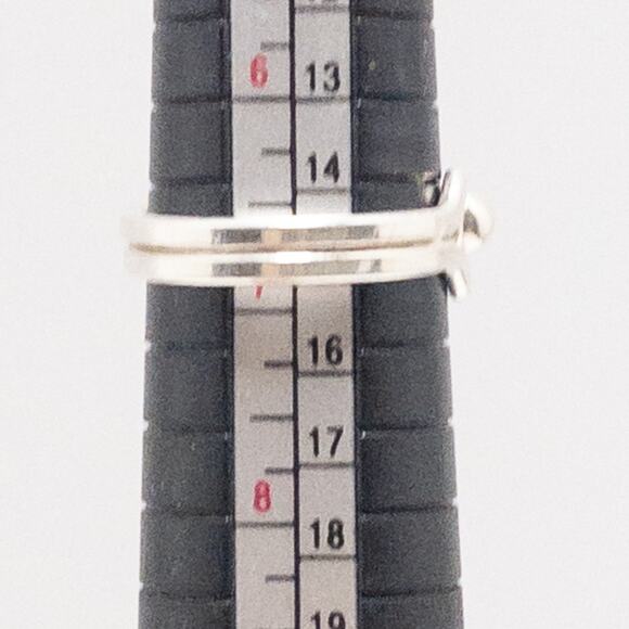 Polish Baltic Amber Ring 925 Sterling Silver Diamond Shape Size 7 Statement - Picture 11 of 12